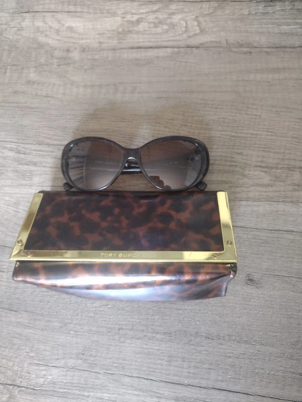 Tory Burch TY 7005 510/8 Sunglasses Frames 56-15 135 + Leopard Print Case